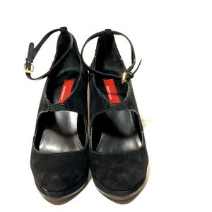 Saks fifth Avenue RED wedges